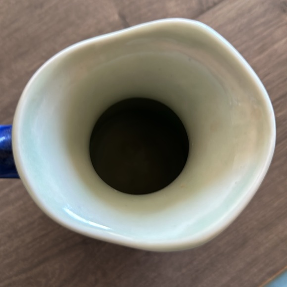 Victoria Ware Ironstone Blue Flow Transfer Ware Pitcher - Picture 6 of 6